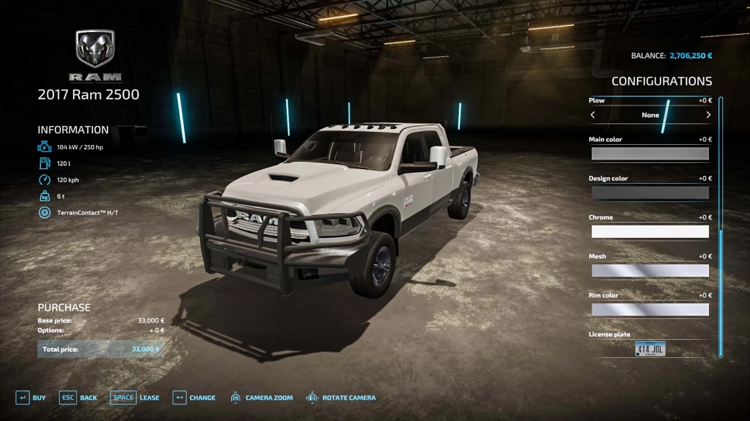 Dodge RAM 2017 Dynamic v1.0.0.0