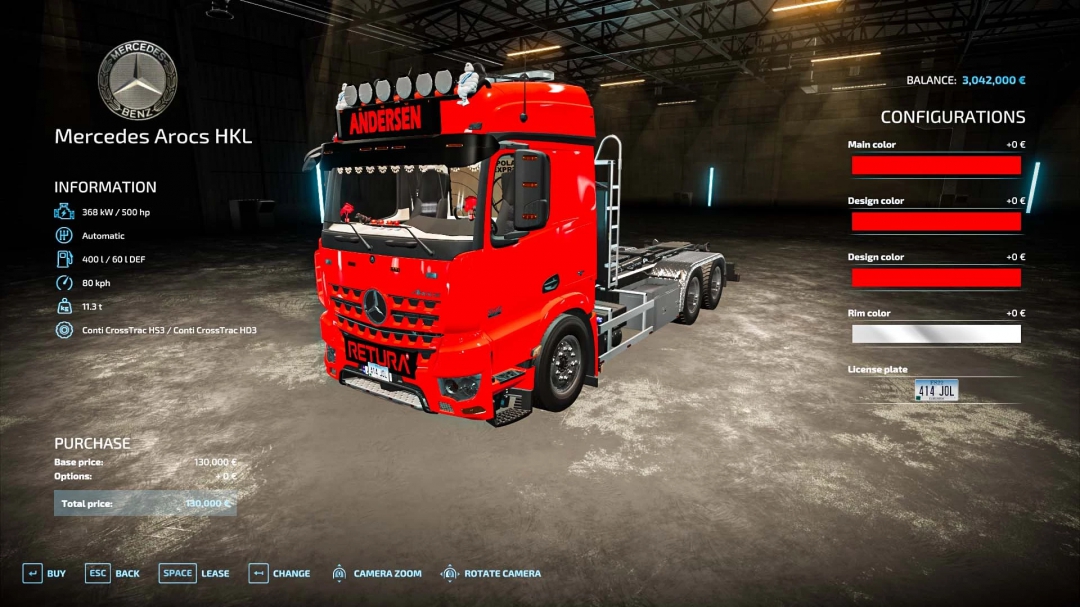 Mercedes-Benz Arocs HKL v1.0.0.0