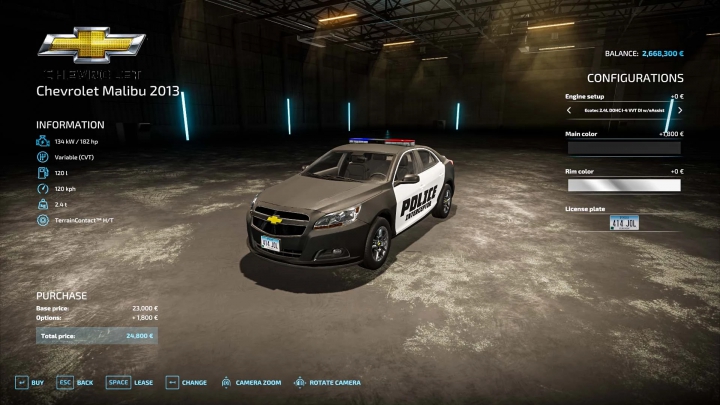 Image: Chevrolet Malibu 2013 Police v1.0.0.0 2