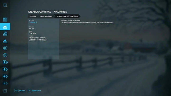 fs22-mods, Disable Contract Machines v1.0.0.0