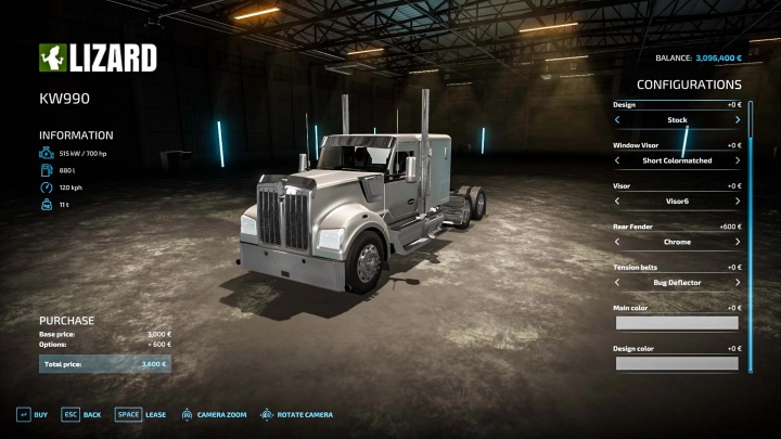 Kenworth W990 v1.0.0.0