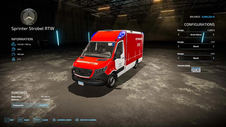 Image: Mercedes-Benz Sprinter Strobel Ambulance v1.0.0.0 1