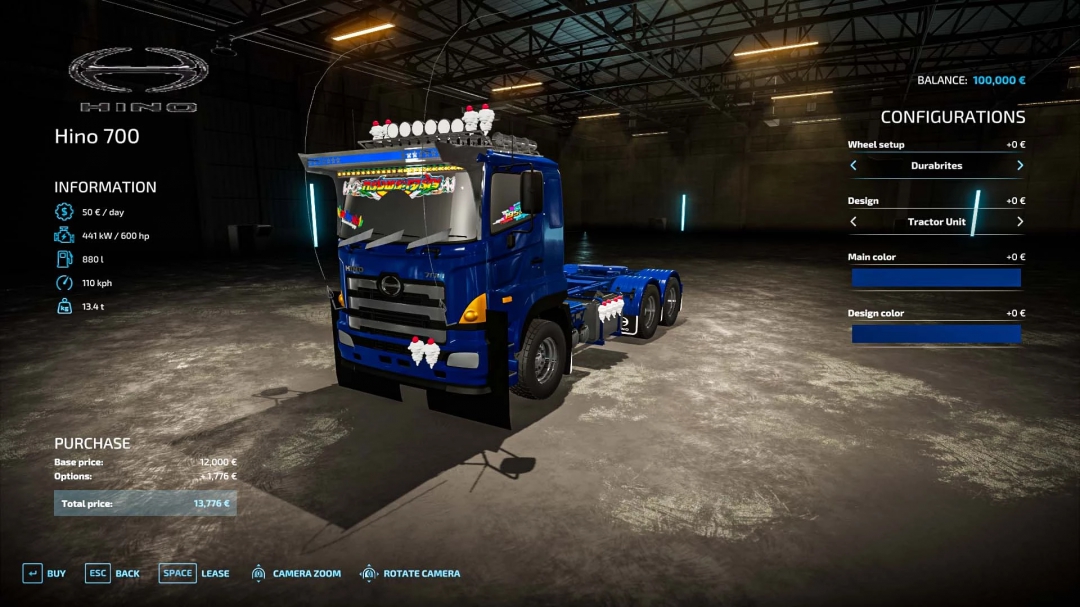 Hino 700 series v1.0.0.0