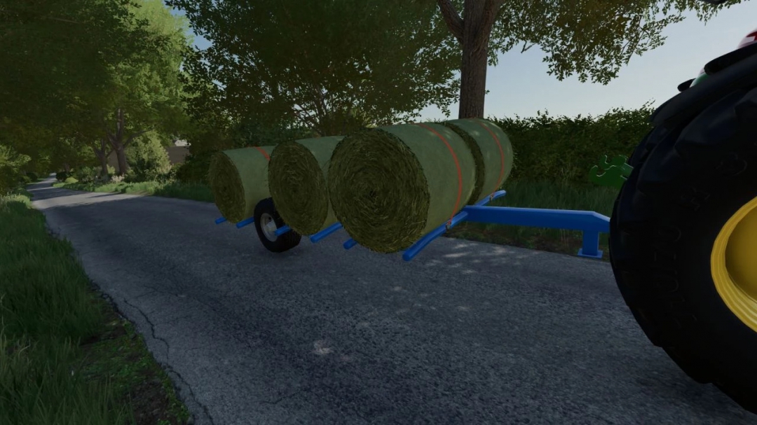 Round Bale Trailer v1.0.0.0