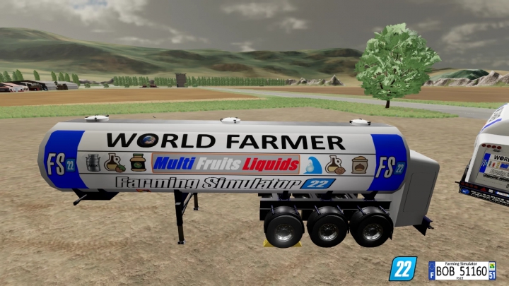 Image: FS22 Multy Fruits Liquids Trailer FS22 v1.0.0.5 0