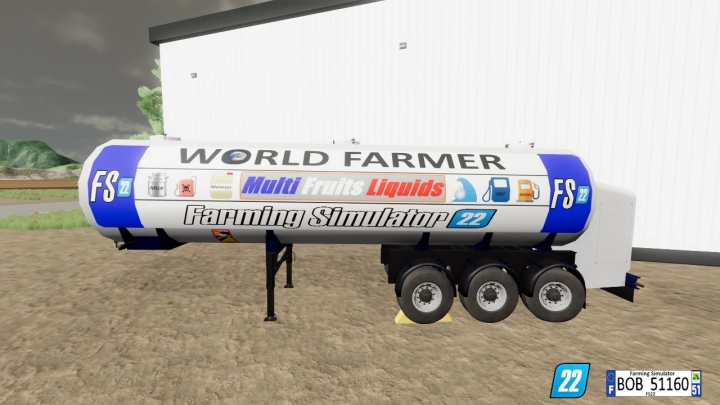 Image: FS22 Multy Fruits Liquids Trailer FS22 v1.0.0.5 2