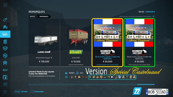 Image: FS22 Multy Fruits Liquids Trailer FS22 v1.0.0.5 12