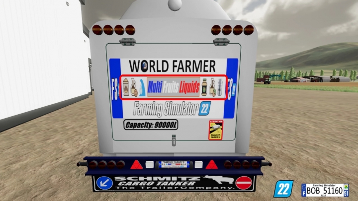 Image: FS22 Multy Fruits Liquids Trailer FS22 v1.0.0.5 5