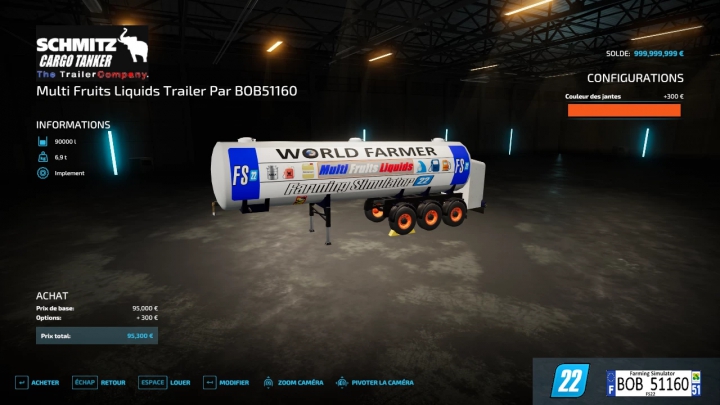 Image: FS22 Multy Fruits Liquids Trailer FS22 v1.0.0.5 11