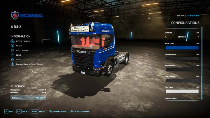 fs22-mods,  Scania S530 v1.0.0.0