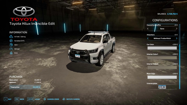 Image: Toyota Hilux 2021 v1.0.0.0 2