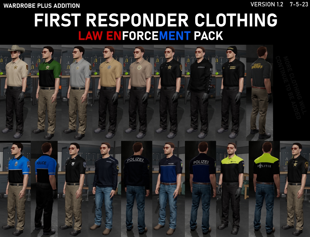 Wardrobe Plus Law Enforcement Pack