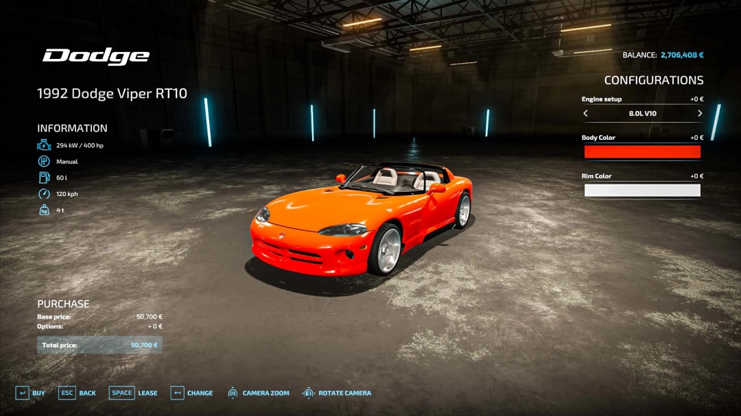 Dodge Viper v1.0.0.0