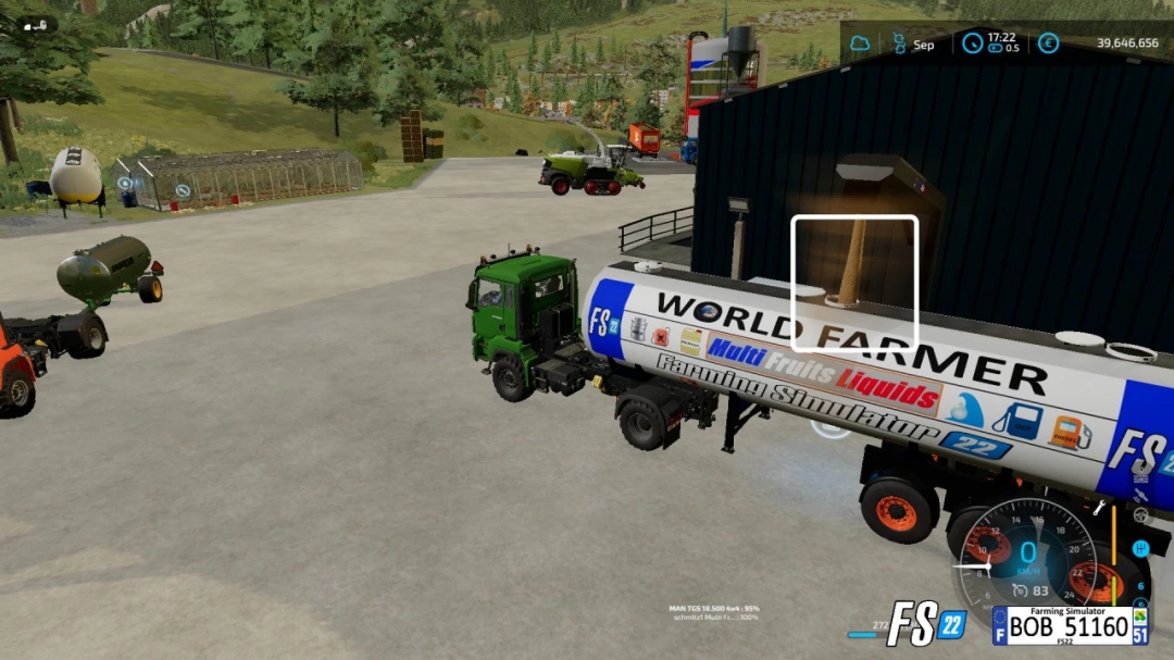 FS22 Multy Fruits Liquids Trailer FS22 v1.0.0.5