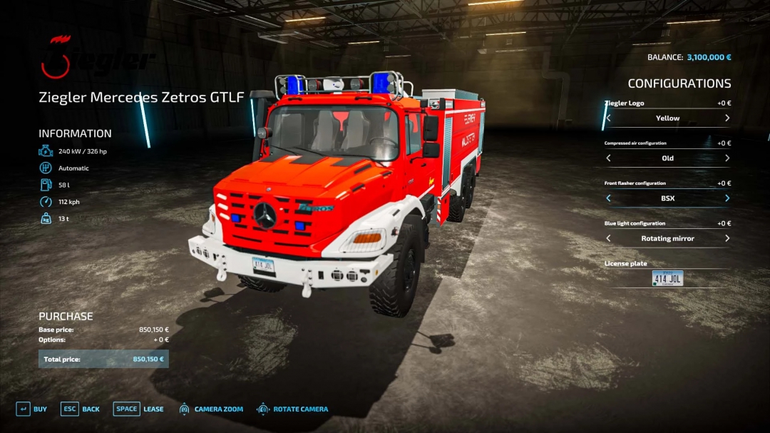 Mercedes-Benz Zetros v1.0.0.0