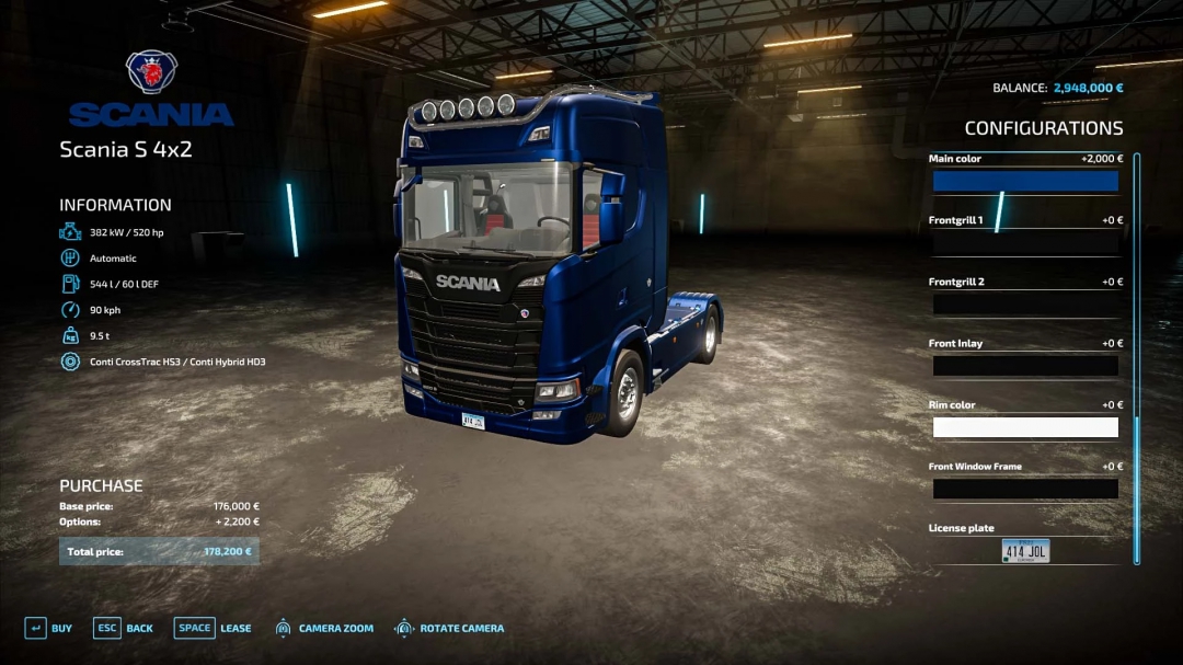 Scania S 4X2 v1.1.0.0