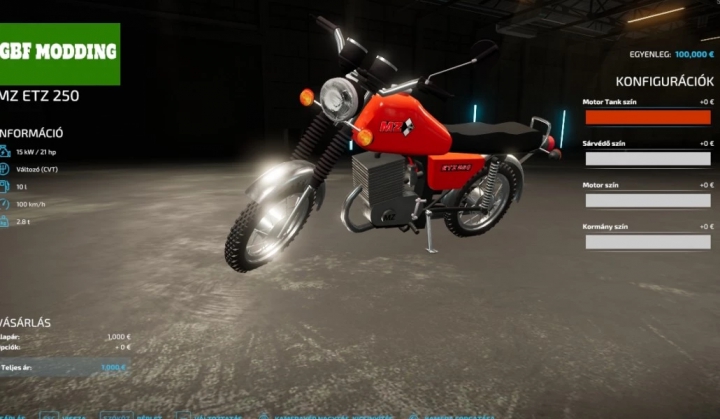 Image: MZ ETZ 250 Motorcycle v1.0.0.0