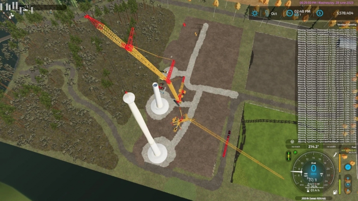 Image: Trail King Double Schnable Trailer and Wind Tower Sections v1.0.0.0 5