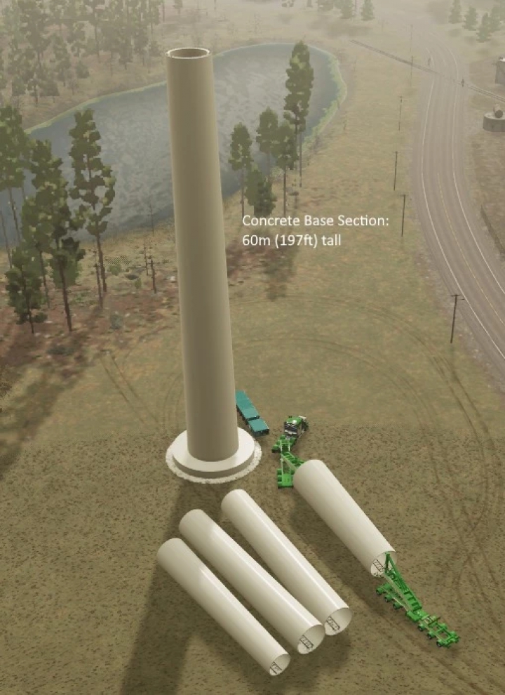 Image: Trail King Double Schnable Trailer and Wind Tower Sections v1.0.0.0 6