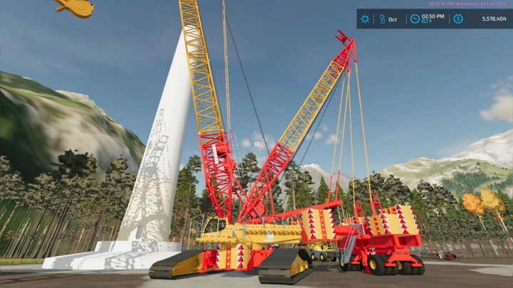 Image: Trail King Double Schnable Trailer and Wind Tower Sections v1.0.0.0 4