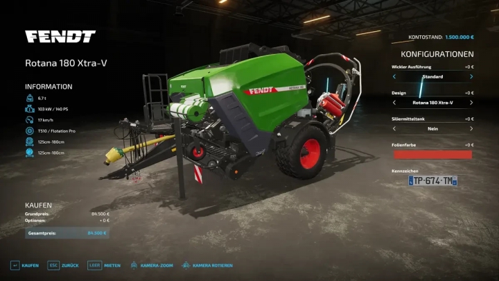 Image: Fendt Rotana 180 Xtra-V v1.0.0.1