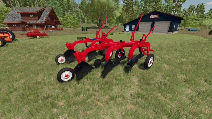 fs22-mods,  Little Genius 2 and 3 bottom trailed plows