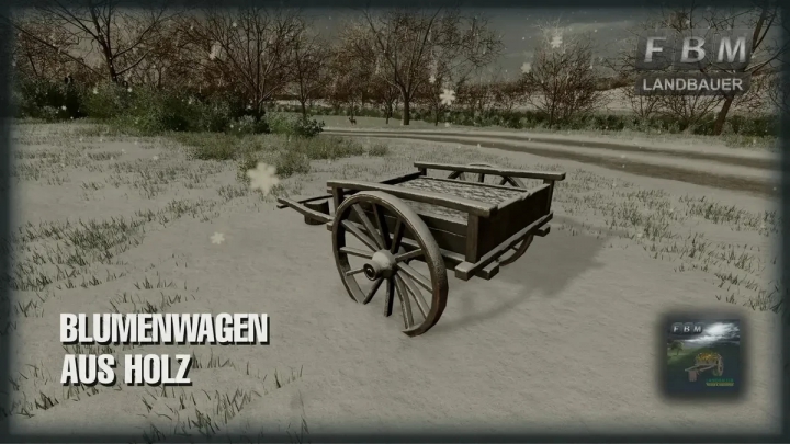 Image: Wooden Flower Cart v1.0.0.0 4