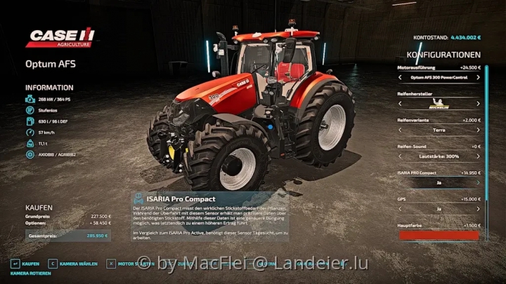 Image: Case IH Optum AFS Power Control v1.11.0.0