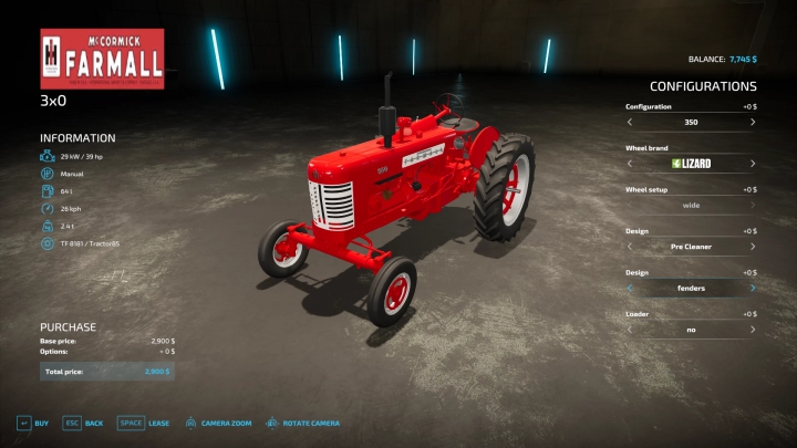 Image: Farmall 3x0 series