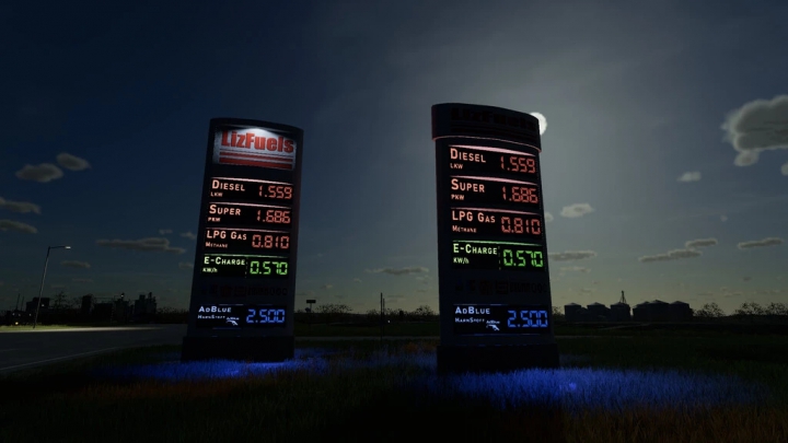 Image: Random Fuels Prices For Diesel And AdBlue (DEF) v1.0.0.0 0