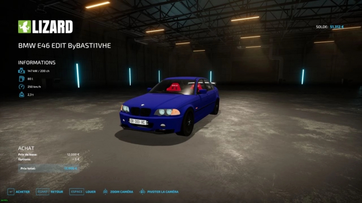 fs22-mods,  BMW E46 Edited v1.0.0.0