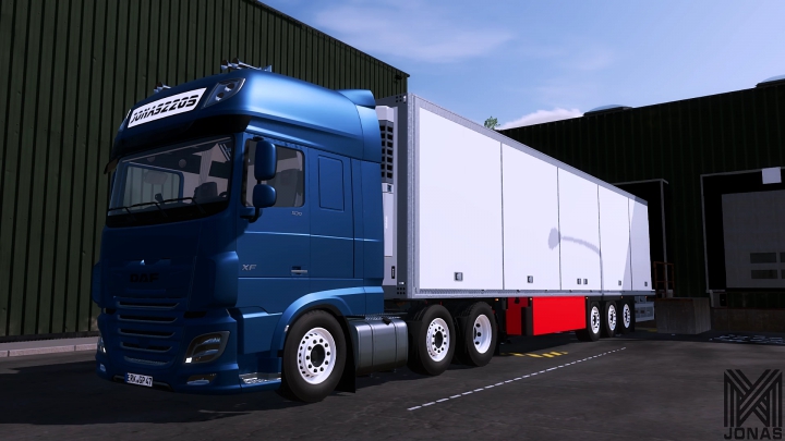 fs22-mods,  DAF XF 106 + Tandemanhänger V2.0