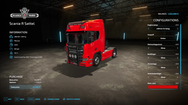 fs22-mods,  Scania R Sattel v1.1.0.0