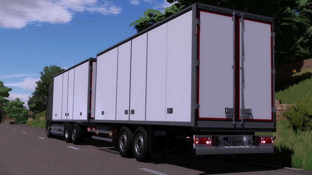 DAF XF 106 + Tandem Trailer v2.0.0.0