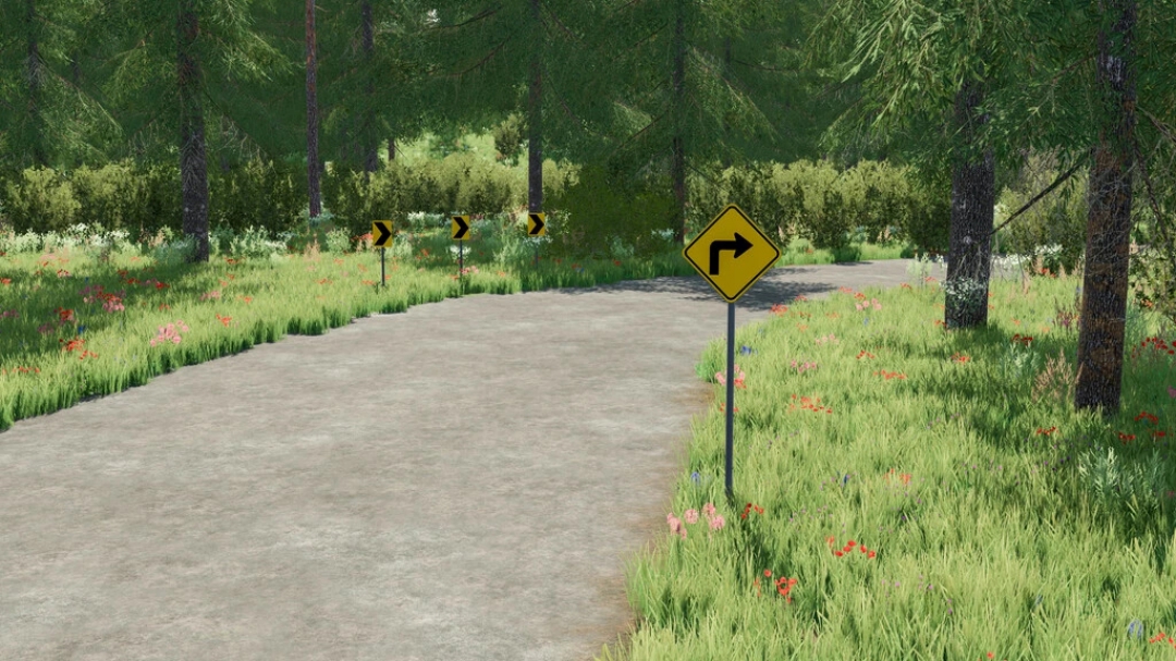 US Road Signs Pack v1.0.0.0