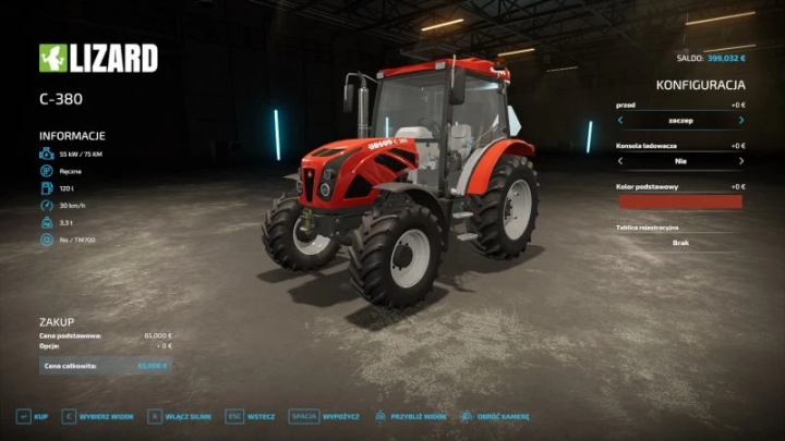 fs22-mods,  FS22 Ursus C380 v1.0.0.0