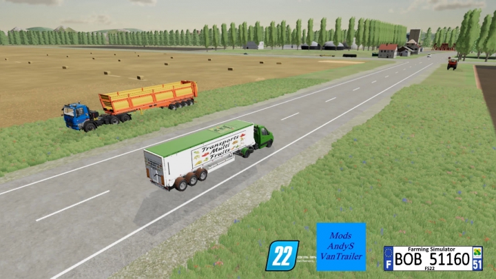 Image: FS22 Van Trailer Grain 2 v1.0.0.0 5