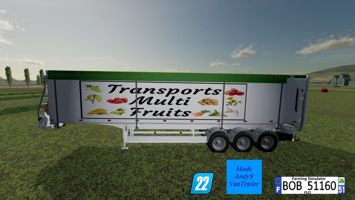 Image: FS22 Van Trailer Grain 2 v1.0.0.0 14