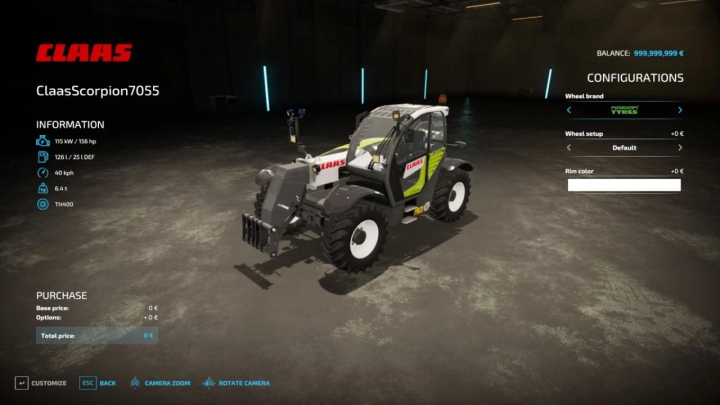 Image: Claas Scorpion 7055 v1.2.0.0 2