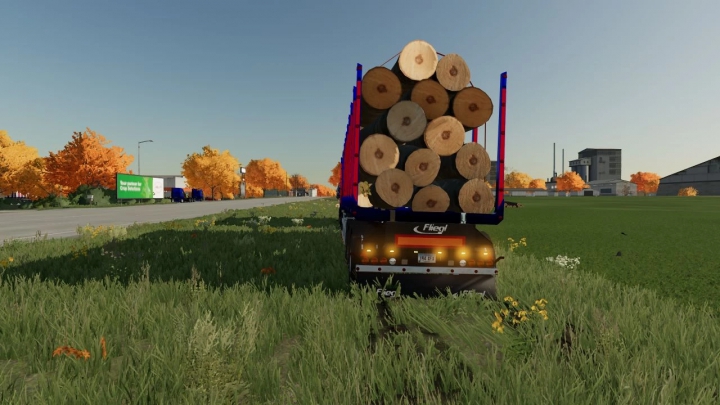 Image: Fliegl Long Trailer Wood with Autoload v1.0.0.0