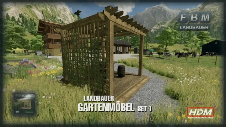 fs22-mods,  Garden Furniture Set 1 v1.0.0.0