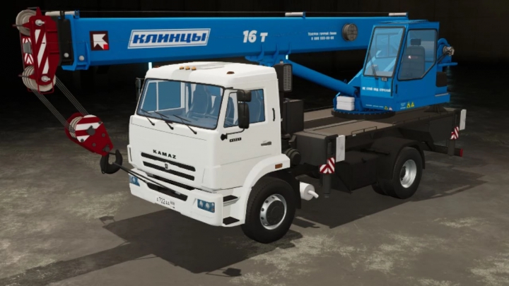 fs22-mods,  Kamaz Crane Klincy 4x2 v1.0.0.0