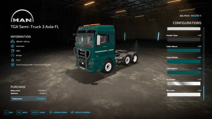 Image: MAN TGX Truck v1.1.0.0