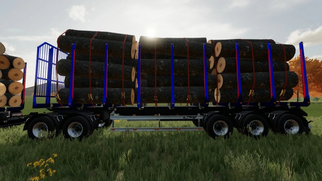 Fliegl Long Trailer Wood with Autoload v1.0.0.0