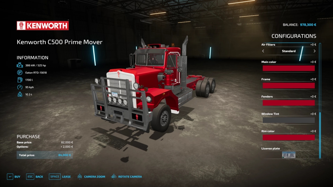 Kenworth C500 v1.1.0.0