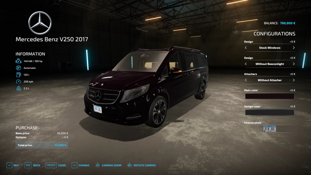 Mercedes-Benz V-Class 250 v1.1.0.0