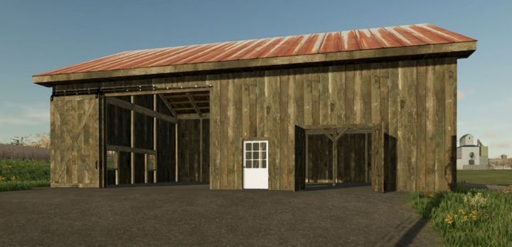 Image: 36' x 52' Bale Shed, Weathered 0