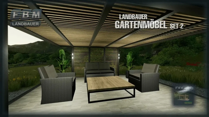 fs22-mods, Garden Furniture Set 2 v1.0.0.0