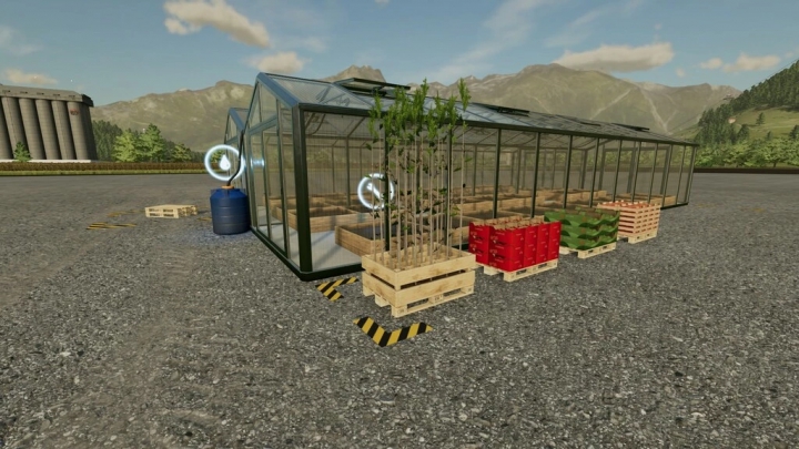 fs22-mods, Greenhouses With Pallets v2.0.0.0