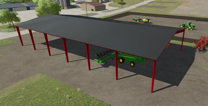 fs22-mods,  75' x 150' Open Steel Structure